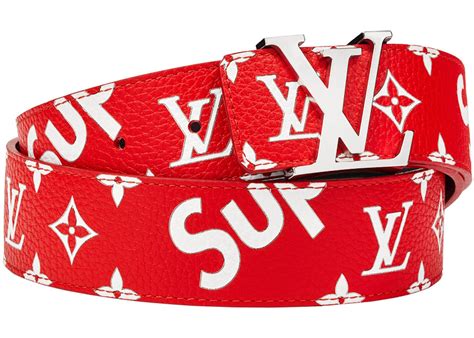 lv x supreme belt cheap|supreme lv belt retail price.